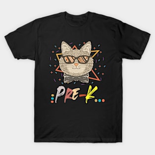 Pre-K Too Cool Cat Back To School Pre-Kindergarten Teacher & Student T-Shirt